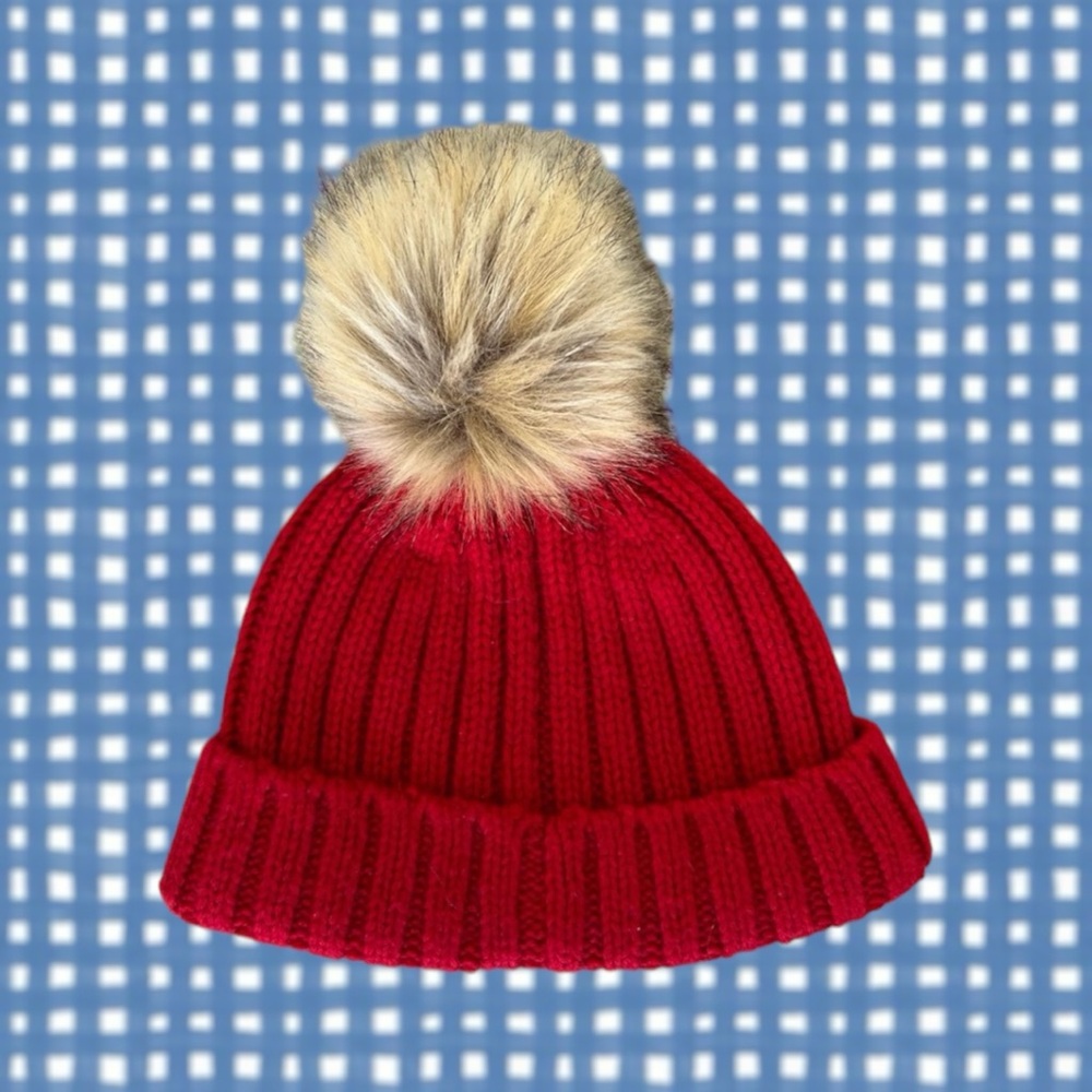 J.CREW Red Beanie